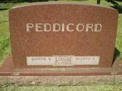 Ellwyn Roper Peddicord, Class of 1910, stone