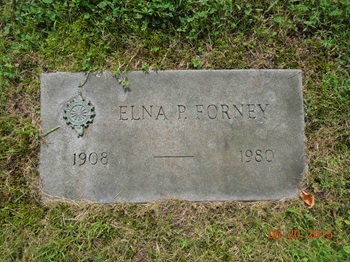 Elna Paxton Forney gravestone, Class of 1925