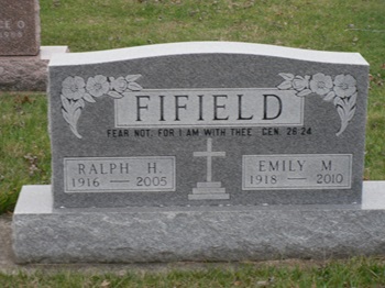 Emily Pratt Fifield gravestone, Class of 1936
