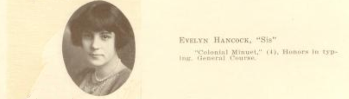 Evelyn Hancock, Class of 1926