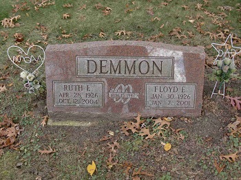 Floyd Demmon gravestone, Class of 1943