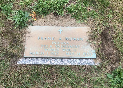 Frank Rowan gravestone, Class of 1941