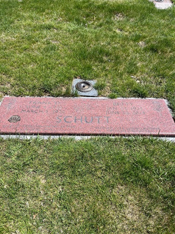 Frank Schutt gravestone, Class of 1950