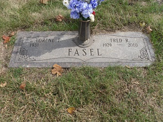 Fred Fasel gravestone, Class of 1948