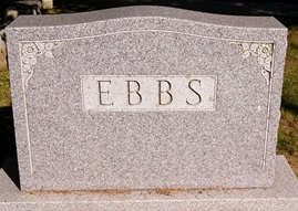 Frederick Ebbs gravestone, Band Director