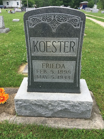 Frieda Nagel Koestger gravestone, Class of 1915