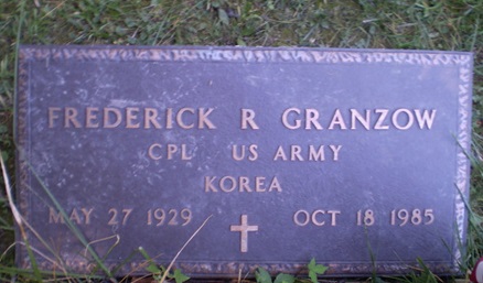 Fritz Granzow gravestone, Class of 1947