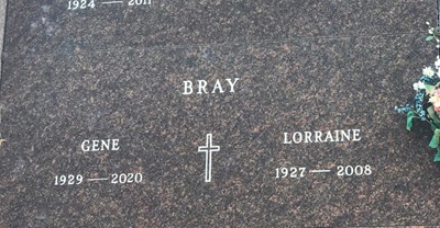 Gene Bray gravestone, Class o1 1947