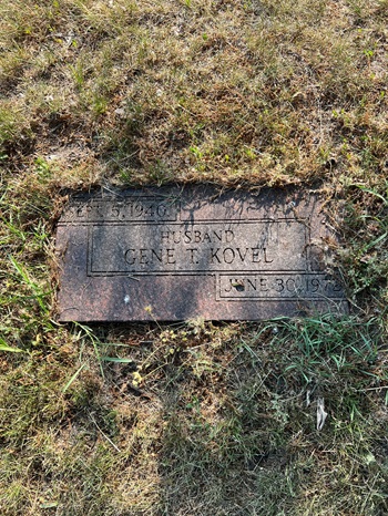 Gene Kovel gravestone, Class of 1958