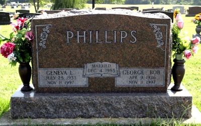 Geneva Teitge Phillips gravestone, Class of 1951