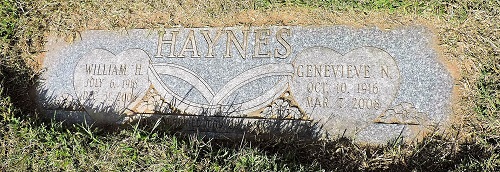 Genevieve Lincoln Haynes gravestone, Class of 1934