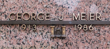 George Meier gravestone, Class of 1933