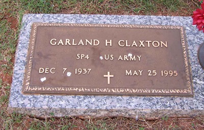 Garland Claxton gravestone, Class of 1956