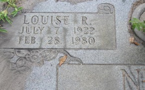 Gertrude Louise Reinhold Young Null gravestone, Class of 1941