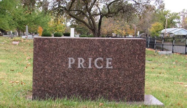 Gordon Price gravestone, Class of 1912