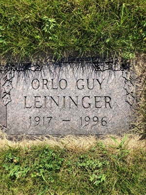 Guy Leininger gravestone, Class of 1939