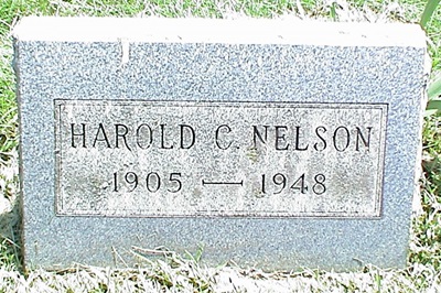 Harold Nelson gravestone, Class of 1923