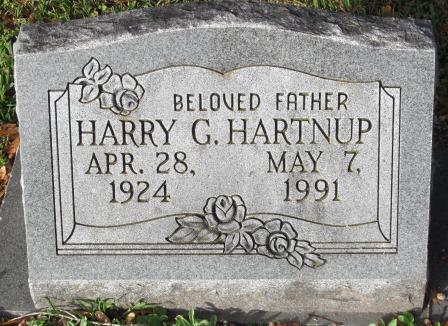 Harry Hartnum gravestone, Class of 1942