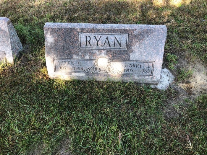 Harry Ryan gravestone, Class of 1923