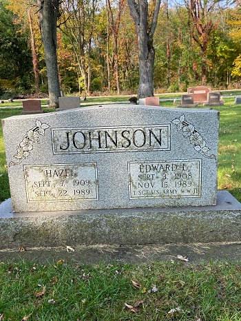 Hazel Miller Johnson gravestone, Class of 1929