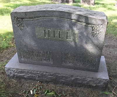 Hazel Stevens Hill gravestone, Class of 1914