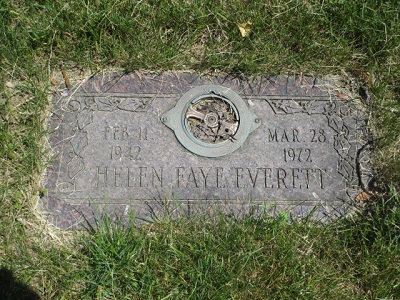 Helen Everett gravestone, Class of 1960
