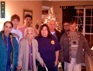 Helen Lazar Turner family pic, Class of 1938