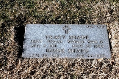 Irene Bolton Shade gravestone, Class of 1932