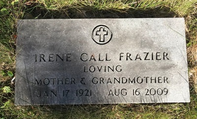 Irene Call Frazier gravestone, Class of 1939