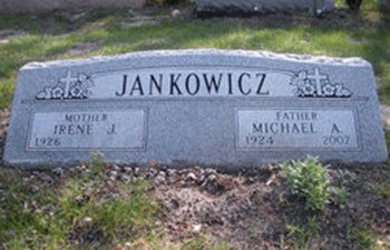 Irene Krawczyk Jankowicz gravestone, Class of 1945