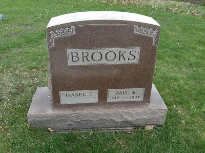 Isabel Chandler Brooks gravestone, Class of 1929