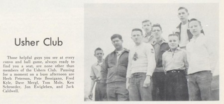 Jack Caldwell yearvook photo, Class of 1957