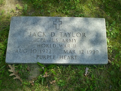 Jack Taylor gravestone, Class of 1942