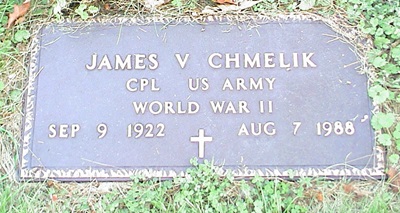 James Chmelink gravestone, Class of 1942