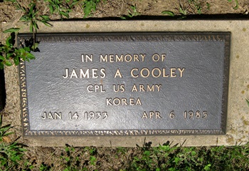 James Cooley gravestone, Class of 1951