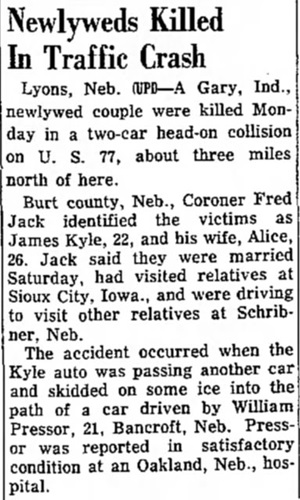 James (Jim) Kyle obit article, Class of 1958