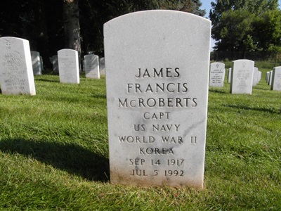 James McRoberts gravestone, Class of 1935