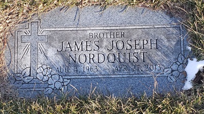 James (Jim) Nordquist gravestone, Class of 1982