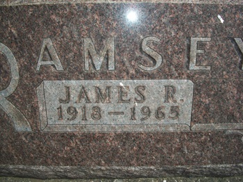 James Ramsey gravestone, Class of 1936
