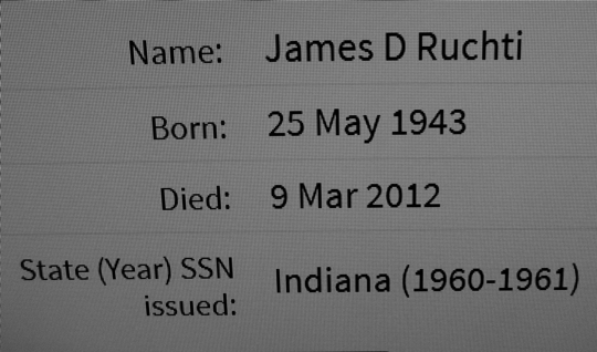 James Ruchti bio info