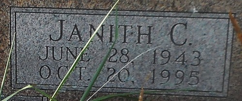 Janith VanBlaircom Fahey gravestone, Class of 1961