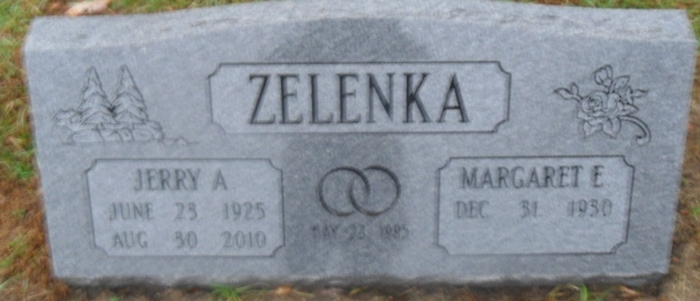 Jerry Zelenka gravestone, Class of 1943