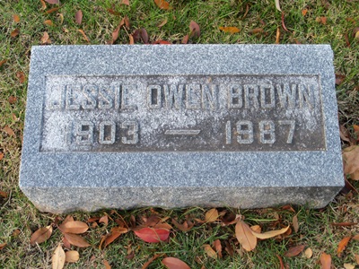 Jessie Owen Brown, Class of 1922