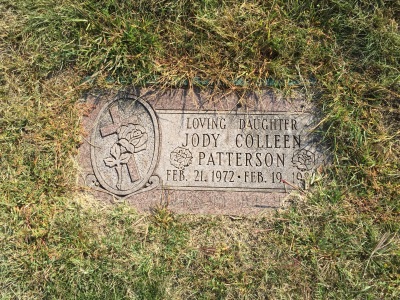 Jody Patterson gravestone, Class of 1990