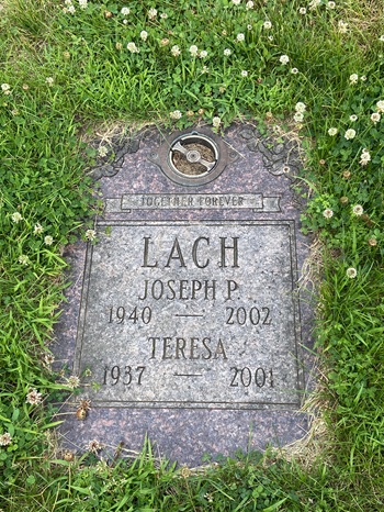 Joe Lach gravestone, Class of 1957