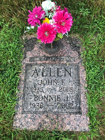 John Allen gravestone, Class of 1953