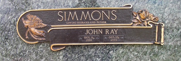 John Simmons gravestone, Class of 1968