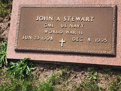 John Stewart gravestone, Class of 1928
