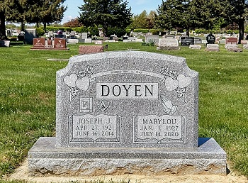 Joseph (Joe) Doyen gravestone, Class of 1940