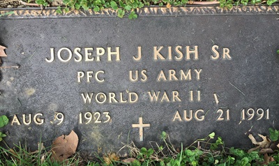 Joseph Kish Sr. gravestone, Class of 1936